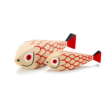 Wooden Doll Mother Fish & Child
