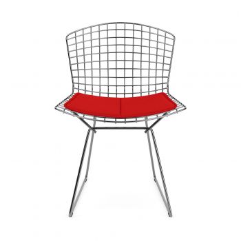 Knoll International Bertoia Stuhl mit Stoffsitzkissen - Selig