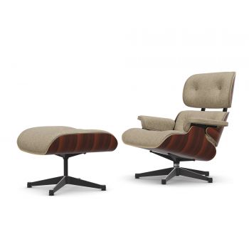 Lounge Chair & Ottoman Palisander Stoff