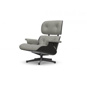 Lounge Chair Esche schwarz Stoff